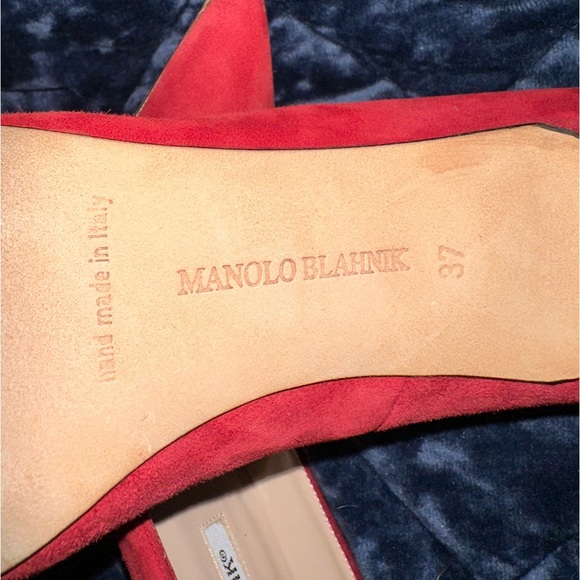 Manolo Blahnik Pointed Toe Pumps - Picture 8 of 10